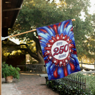 America’s 250th Birthday 1776-2026 Graphic Firew House Flag