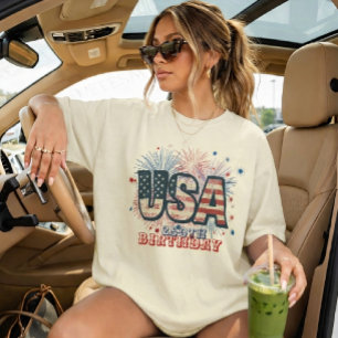 America’s 250th Birthday 1776-2026 Graphic Firew T-Shirt