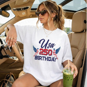 America’s 250th Birthday 1776-2026 Graphic Firew T-Shirt