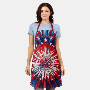 America’s 250th Birthday 1776-2026 RWB Fireworks Apron