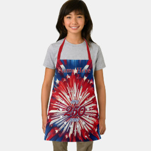 America’s 250th Birthday 1776-2026 RWB Fireworks Apron