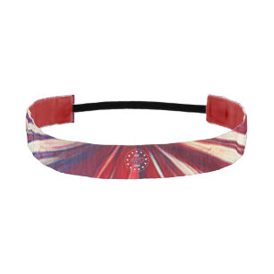 America’s 250th Birthday 1776-2026 RWB Fireworks Athletic Headband