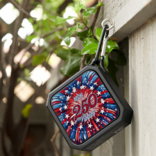 America’s 250th Birthday 1776-2026 RWB Fireworks Bluetooth Speaker
