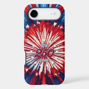America’s 250th Birthday 1776-2026 RWB Fireworks iPhone 17 Air Case