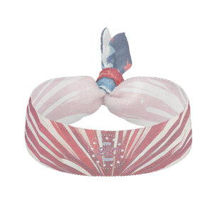 America’s 250th Birthday 1776-2026 RWB Fireworks Elastic Hair Tie