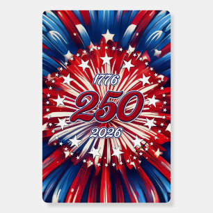 America’s 250th Birthday 1776-2026 RWB Fireworks Foam Board