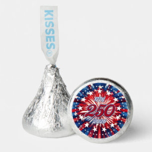 America’s 250th Birthday 1776-2026 RWB Fireworks Hershey®'s Kisses®
