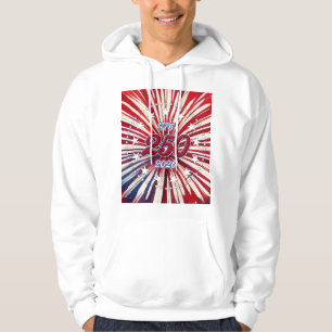 America’s 250th Birthday 1776-2026 RWB Fireworks Hoodie