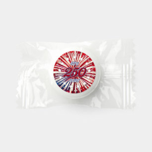 America’s 250th Birthday 1776-2026 RWB Fireworks Life Saver® Mints