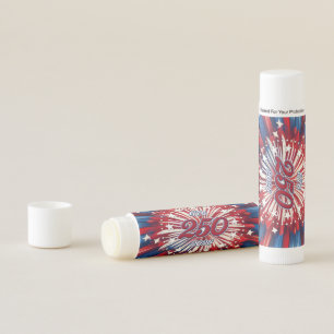America’s 250th Birthday 1776-2026 RWB Fireworks Lip Balm