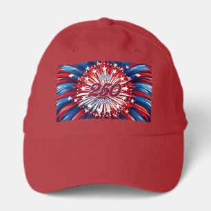 America’s 250th Birthday 1776-2026 RWB Fireworks Performance Cap