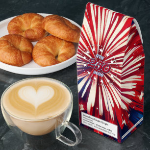 America’s 250th Birthday 1776-2026 RWB Fireworks Roasted Coffee