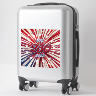 America’s 250th Birthday 1776-2026 RWB Fireworks Sticker