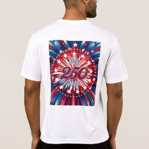 America’s 250th Birthday 1776-2026 RWB Fireworks T T-Shirt