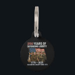 America’s 250th Birthday US Flag Military Parade Pet ID Tag<br><div class="desc">Celebrate America’s 250th birthday in 2026 with a grand patriotic military parade featuring the US flag, veterans, soldiers, and the armed forces. Join the USA’s historic anniversary of liberty, freedom, and independence with this iconic event in Philadelphia. Perfect for showcasing American patriotism, the army, marines, and the spirit of July...</div>