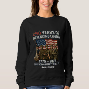 America’s 250th Birthday US Flag Military Parade  Sweatshirt