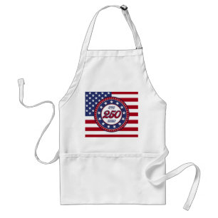 America’s 250th Birthday With USA Flag Adult Apron
