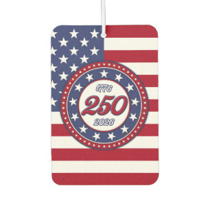 America’s 250th Birthday With USA Flag Air Freshener
