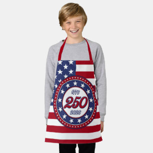 America’s 250th Birthday With USA Flag Apron