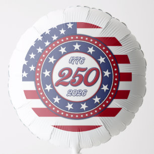 America’s 250th Birthday With USA Flag Balloon