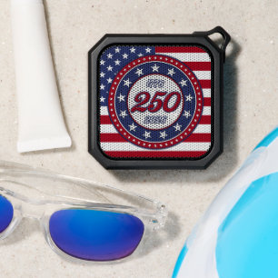 America’s 250th Birthday With USA Flag Bluetooth Speaker