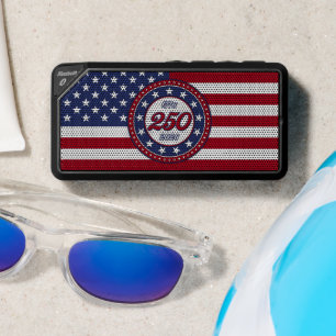 America’s 250th Birthday With USA Flag Bluetooth Speaker