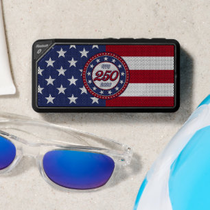 America’s 250th Birthday With USA Flag Bluetooth Speaker