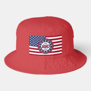 America’s 250th Birthday With USA Flag Bucket Hat