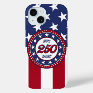 America’s 250th Birthday With USA Flag iPhone 15 Case