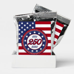 America’s 250th Birthday With USA Flag Coffee Drink Mix