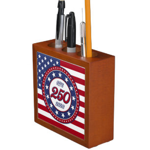 America’s 250th Birthday With USA Flag Desk Organizer
