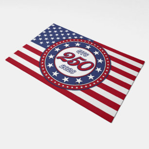 America’s 250th Birthday With USA Flag Doormat