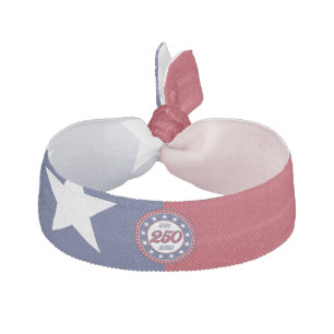 America’s 250th Birthday With USA Flag Elastic Hair Tie