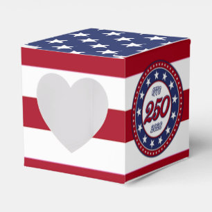 America’s 250th Birthday With USA Flag Favor Boxes