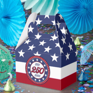 America’s 250th Birthday With USA Flag Favor Boxes