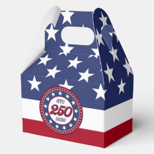 America’s 250th Birthday With USA Flag Favor Boxes