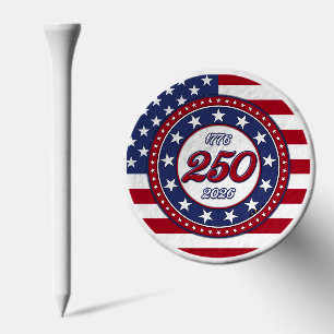 America’s 250th Birthday With USA Flag Golf Tees