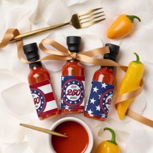 America’s 250th Birthday With USA Flag Hot Sauces