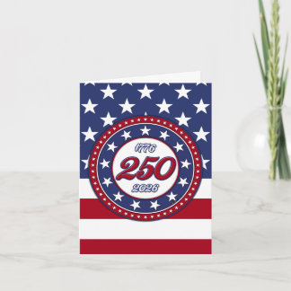 America’s 250th Birthday With USA Flag Invitation