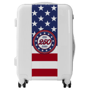 America’s 250th Birthday With USA Flag Luggage