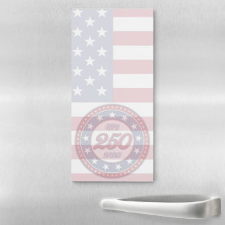 America’s 250th Birthday With USA Flag Magnetic Notepad