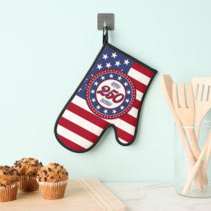 America’s 250th Birthday With USA Flag Oven Mitt