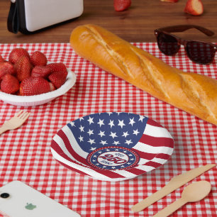 America’s 250th Birthday With USA Flag Paper Bowls