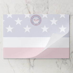 America’s 250th Birthday With USA Flag Paper Pad
