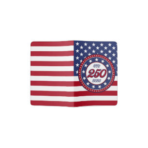 America’s 250th Birthday With USA Flag Passport Holder
