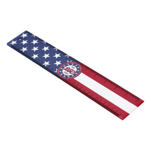 America’s 250th Birthday With USA Flag Ruler
