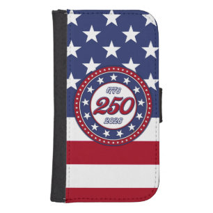 America’s 250th Birthday With USA Flag Galaxy S4 Wallet Case