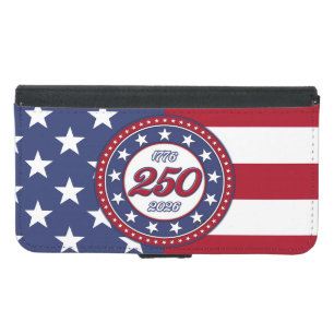 America’s 250th Birthday With USA Flag Samsung Galaxy S5 Wallet Case