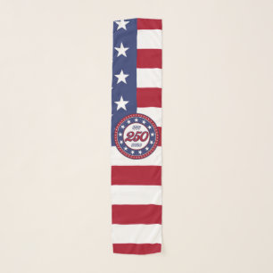 America’s 250th Birthday With USA Flag Scarf