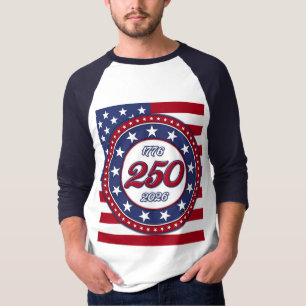 America’s 250th Birthday With USA Flag T-Shirt